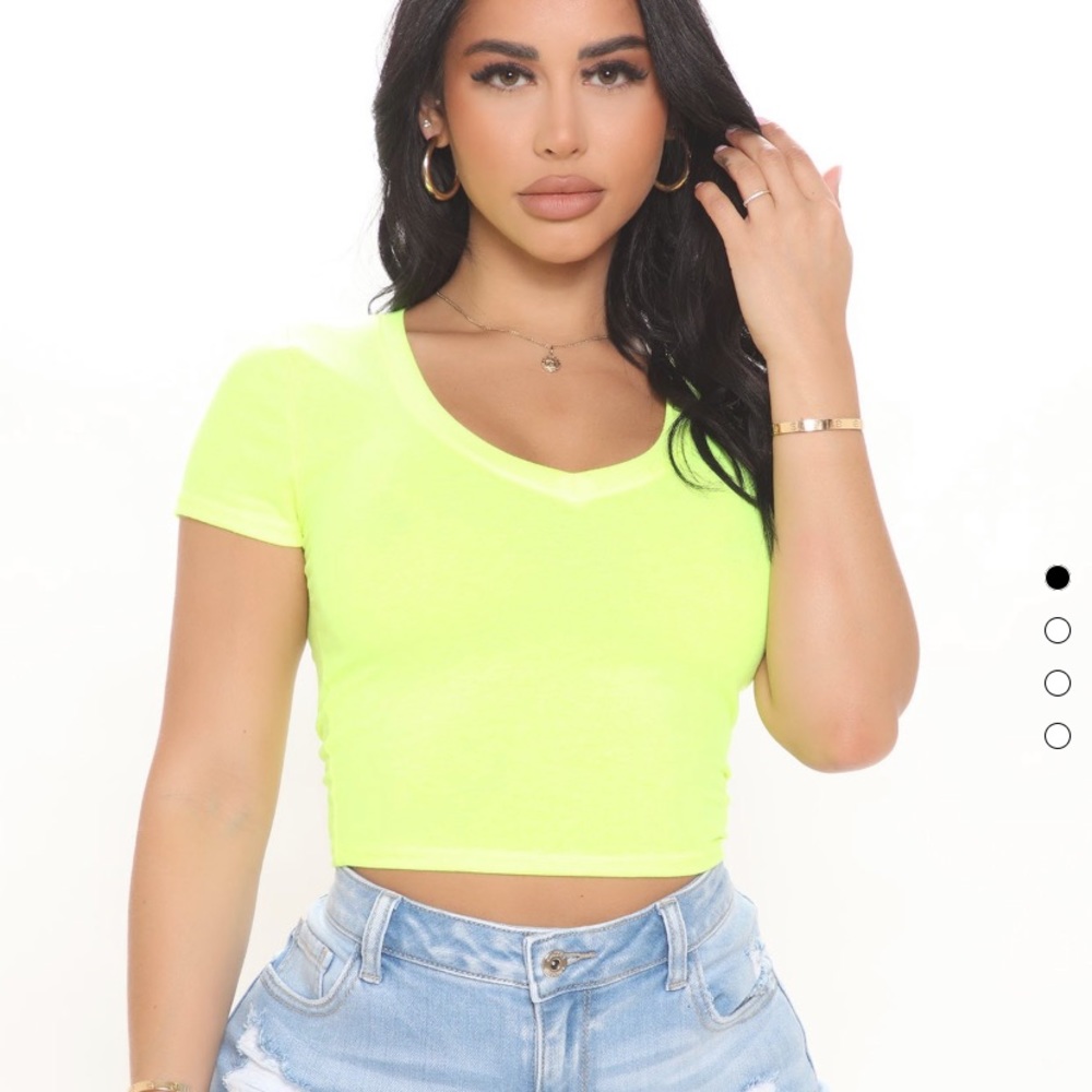 Carly V-Neck Crop Top